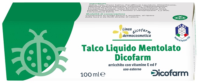 DICOFARM TALCO LIQUIDO MENTOLATO 100 ML - farmaciabianca.it