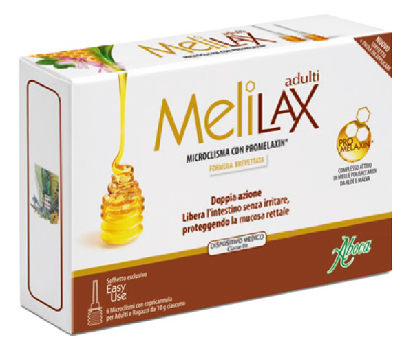 MELILAX ADULTI MICROCLISMI 6 PEZZI 10 G - farmaciabianca.it