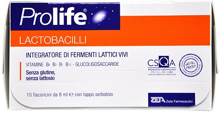 PROLIFE LACTOBACILLI 10 FLACONCINI 8 ML - farmaciabianca.it