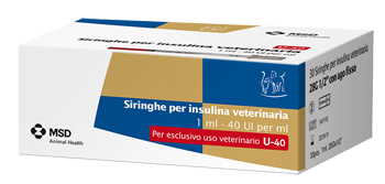 SIRINGA INSULINA USO VETERINARIO MSD-AH 30 SIRINGHE 40 UI/ML - farmaciabianca.it