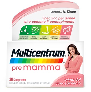 MULTICENTRUM PRE MAMMA 30 COMPRESSE - farmaciabianca.it