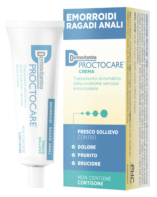 DERMOVITAMINA PROCTOCARE CREMA EMORROIDI RAGADI ANALI 30 ML CON CANNULA - farmaciabianca.it