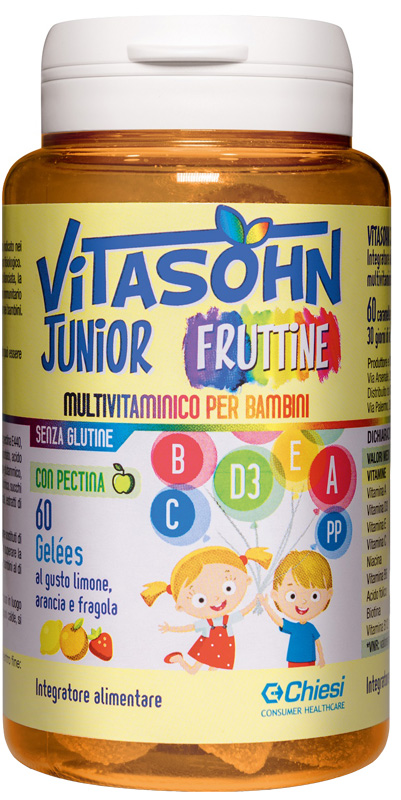 VITASOHN JUNIOR FRUTTINE 60 CARAMELLE - farmaciabianca.it