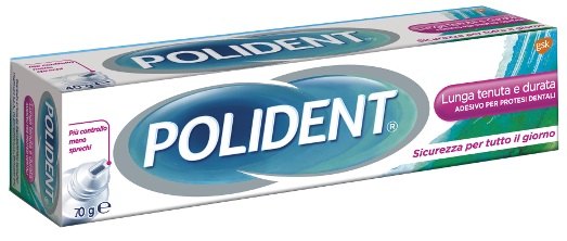 ADESIVO PROTESI DENTALI POLIDENT LUNGA TENUTA 70 G - farmaciabianca.it