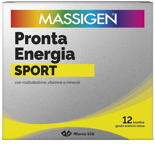 MASSIGEN SPORT PRONTA ENERGIA 12 BUSTINE - farmaciabianca.it