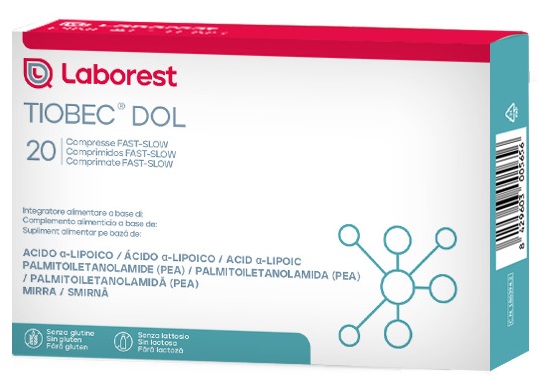 TIOBEC DOL 20 COMPRESSE DA 1455 MG - farmaciabianca.it