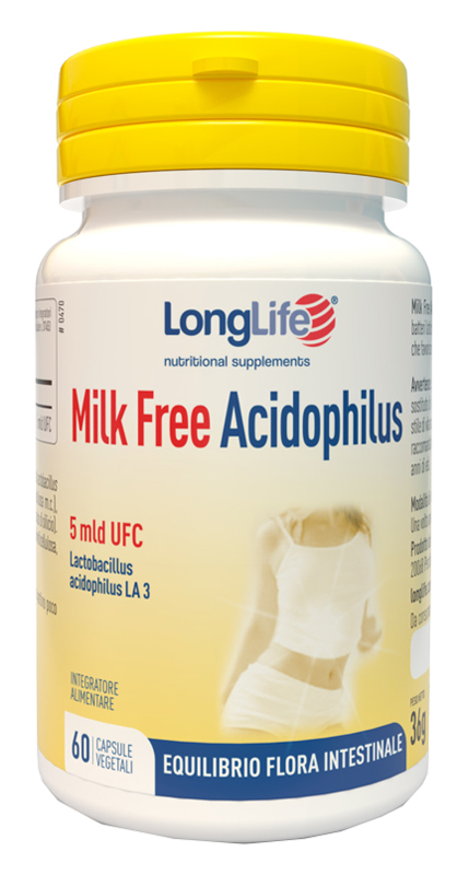 LONGLIFE MILK FREE ACIDOPHILUS 60 CAPSULE VEGETALI - farmaciabianca.it