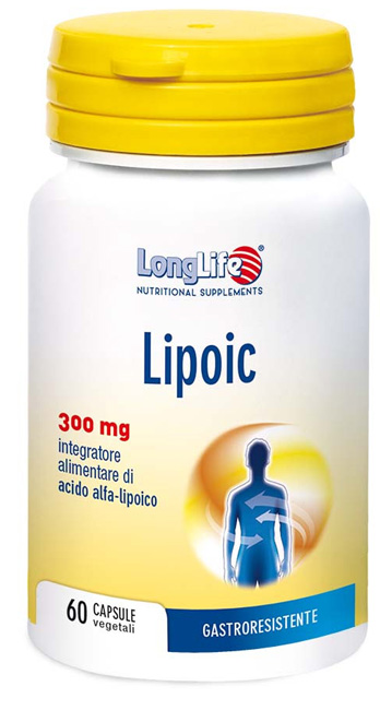 LONGLIFE LIPOIC 300 MG 60 CAPSULE VEGETALI DA 500 MG - farmaciabianca.it