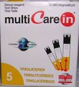 TEST TRIGLICERIDI MULTICARE IN STRISCE CON ASPIRAZIONE CAPIILLARE 5 PEZZI - farmaciabianca.it