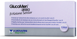 STRISCE MISURAZIONE CHETONEMIA GLUCOMEN AREO B-KETONE SENSOR 10 PEZZI - farmaciabianca.it