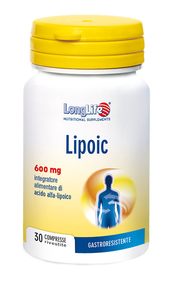 LONGLIFE LIPOIC 600 MG 30 COMPRESSE RIVESTITE DA 870 MG - farmaciabianca.it