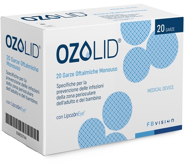 GARZA OZOLID OFTALMICA TNT CON OLIO OZONIZZATO IN FOSFOLIPIDI LIPOZONEYE 20 PEZZI - farmaciabianca.it