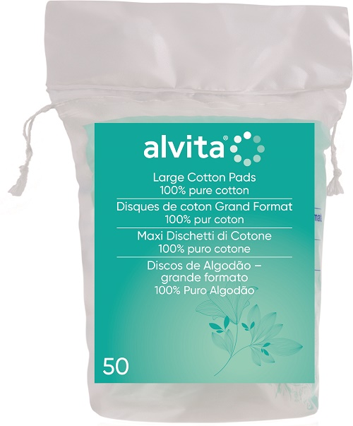 ALVITA MAXI DISCHETTI DI COTONE 100% PURO COTONE 50 PEZZI - farmaciabianca.it