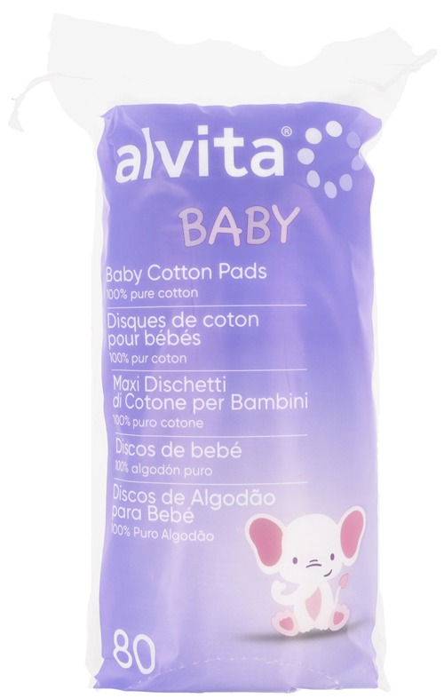 ALVITA BABY MAXI DISCHETTI DI COTONE PER BAMBINI 100% PURO COTONE 80 PEZZI - farmaciabianca.it