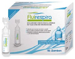 FLUIRESPIRA SOLUZIONE FISIOLOGICA STERILE 30 FLACONCINI MONODOSE DA 5ML - farmaciabianca.it