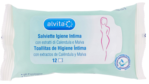 ALVITA SALVIETTE IGIENE INTIMA 12 PEZZI - farmaciabianca.it