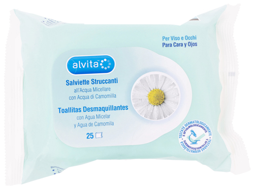 ALVITA SALVIETTE STRUCCANTI 25 PEZZI - farmaciabianca.it