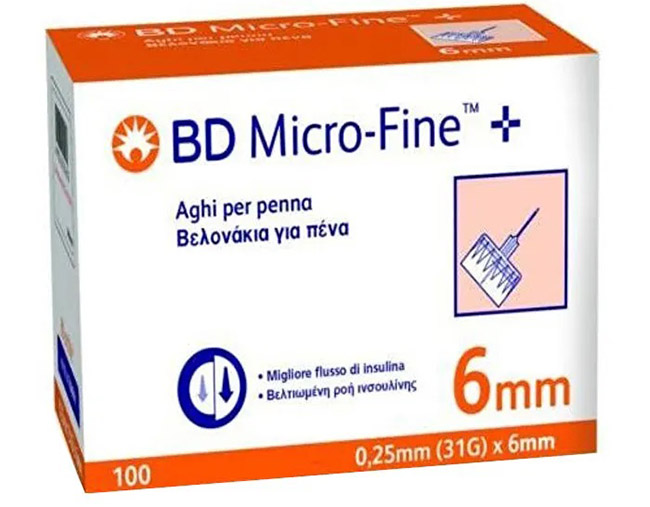 AGO PER PENNA DA INSULINA BD MICROFINE GAUGE 31 6MM 100 PEZZI - farmaciabianca.it