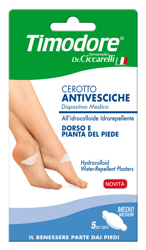 TIMODORE CEROTTO ANTIVESCICHE DORSO E PIANTA PIEDE 5 PEZZI - farmaciabianca.it