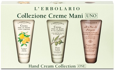 CREME MANI UNO COLLEZIONE CON CREMA MANI LIMONE 30 ML + CREMA MANI E UNGHIE OLIO D'OLIVA 30 ML + ALL'OLIO DI ARGAN CREMA MANI 30 ML - farmaciabianca.it