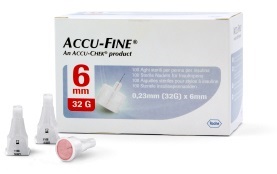AGO PER PENNA DA INSULINA ACCU-FINE PEN NEEDLE ACCU-CHEK GAUGE 32 X 6MM 100 PEZZI - farmaciabianca.it