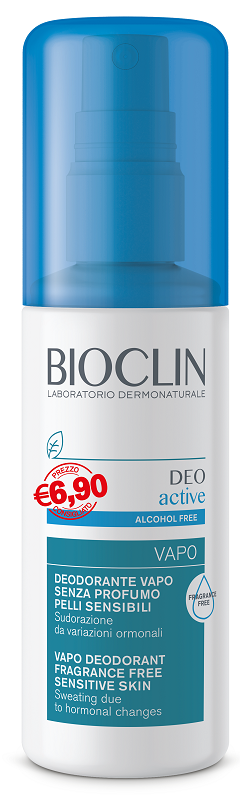 BIOCLIN DEO ACTIVE VAPO SENZA PROFUMO E SENZA ALCOOL PER PELLI SENSIBILI PROMO 100 ML - farmaciabianca.it