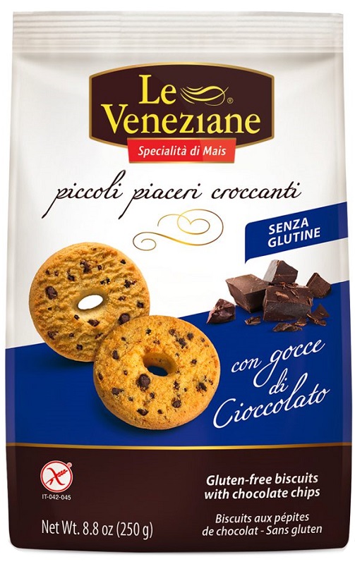 LE VENEZIANE BISCOTTI GOCCE DI CIOCCOLATO 250 G - farmaciabianca.it
