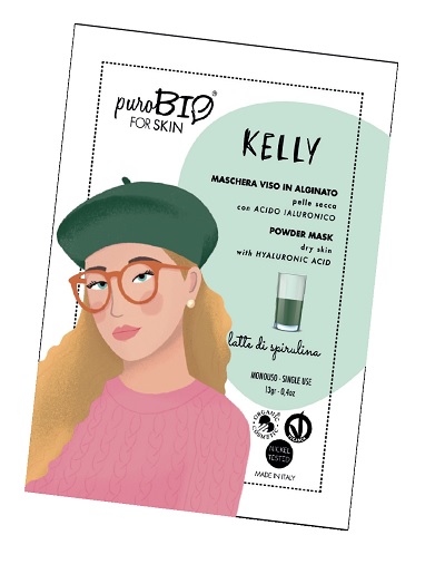 PUROBIO KELLY MASCHERA  ALGINATO LATTE SPIRULINA PELLI SECCHE - farmaciabianca.it