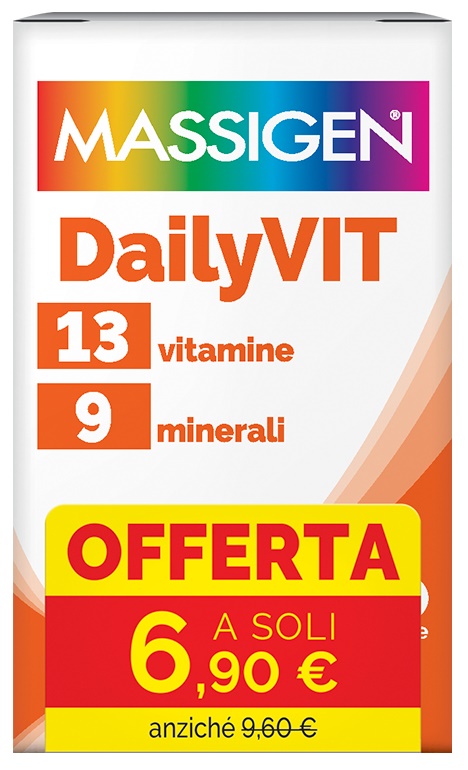 MASSIGEN DAILYVIT 30 COMPRESSE RIVESTITE 6,90 E - farmaciabianca.it