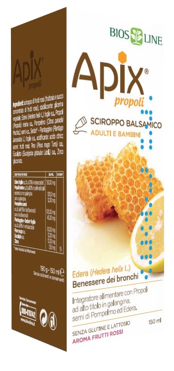 APIX PROPOLI SCIROPPO BALSAMICO SENZA CONSERVANTI 150 ML - farmaciabianca.it