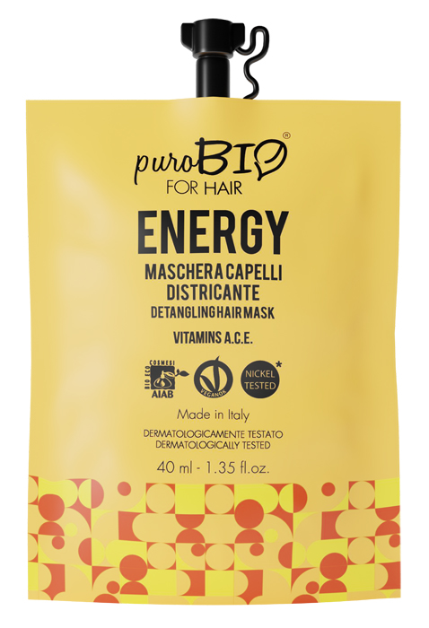 PUROBIO FOR HAIR MASCHERA ENERGY 40 ML - farmaciabianca.it