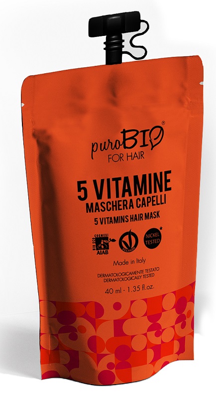 PUROBIO FOR HAIR MASCHERA ALLE 5 VITAMINE 40 ML - farmaciabianca.it