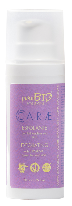 PUROBIO CARAE ESFOLIANTE VISO THE VERDE E RISO 50 ML - farmaciabianca.it