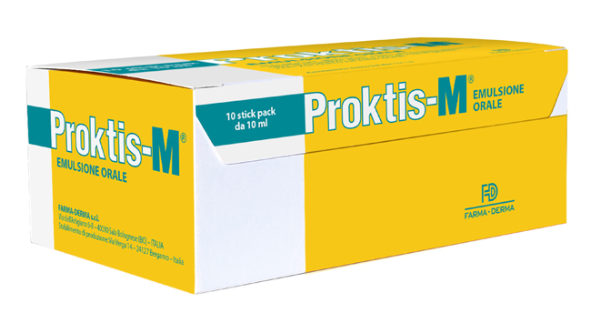 PROKTIS-M EMULSIONE ORALE 10 STICK DA 10 ML - farmaciabianca.it
