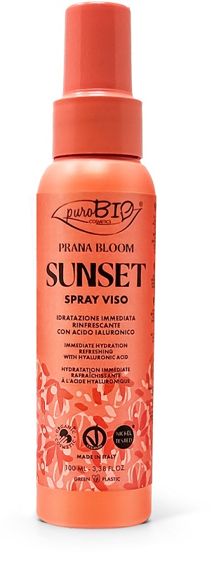 PUROBIO COSMETICS PRANA BLOOM SUNSET SPRAY VISO 100 ML - farmaciabianca.it