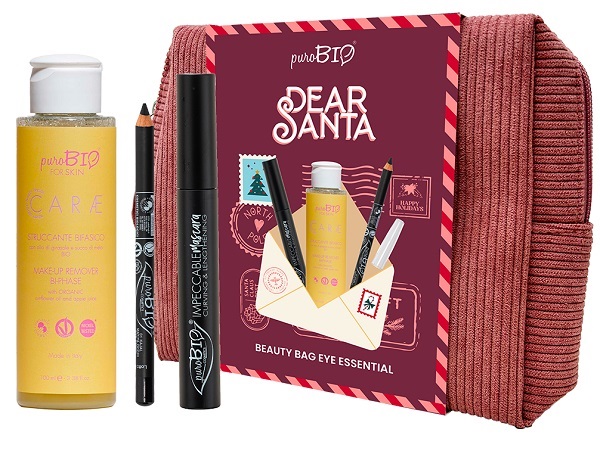 PUROBIO COSMETICS BEAUTY BAG EYE ESSENTIAL 1 MASCARA + 1 MATITA OCCHI + 1 STRUCCANTE 100 ML - farmaciabianca.it