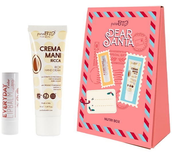 PUROBIO COSMETICS NUTRI BOX 1 BALSAMO LABBRA 5 ML + 1 CREMA MANI 50 ML - farmaciabianca.it