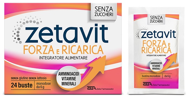 ZETAVIT FORZA E RICARICA 24 BUSTINE 6 G - farmaciabianca.it