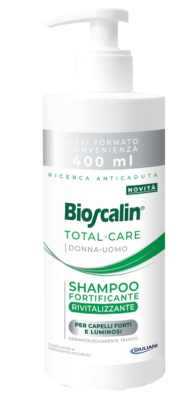 BIOSCALIN TOTAL CARE SHAMPOO FORTIFICANTE RIVITALIZZANTE 400 ML - farmaciabianca.it