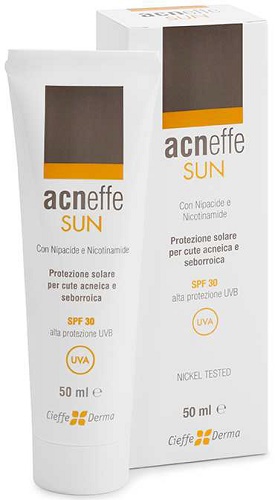 ACNEFFE SUN SPF 30 ALTA PROTEZIONE UVB PER CUTE ACNEICA E SEBORROICA 50 ML - farmaciabianca.it