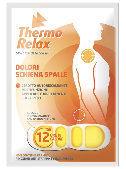 THERMORELAX CEROTTO AUTORISCALDANTE DOLORE SCHIENA/SPALLE 1 PEZZO - farmaciabianca.it