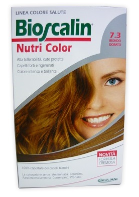 BIOSCALIN NUTRI COLOR 7,3 BIONDO DORATO SINCROB 124 ML - farmaciabianca.it
