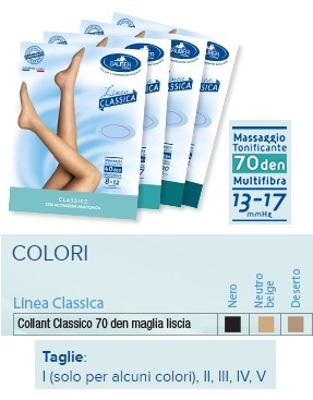 SAUBER COLLANT 70 DENARI MAGLIA LISCIA N BEIG 1 LINEA CLASSICA - farmaciabianca.it