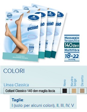 SAUBER COLLANT 140 DENARI MAGLIA LISCIA NERO 1 LINEA CLASSICA - farmaciabianca.it