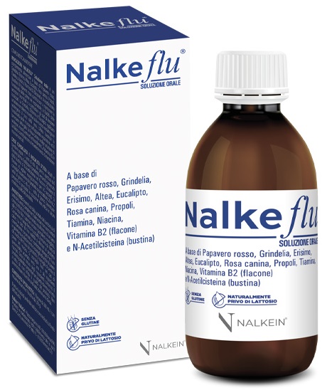 NALKEFLU SOLUZIONE ORALE 200 ML + 1  BUSTINA DA 2,5 G - farmaciabianca.it