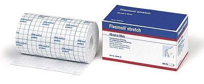 FASCIA AUTOADESIVA IPOALLERGENICA FIXOMULL STRETCH PER FISSAGGIO CATETERI M 10 X 10 CM - farmaciabianca.it