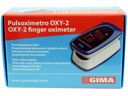 PULSOXIMETRO DA DITO OXY-2 SCHERMO LED 60X30,5X32,5MM 1 PEZZO - farmaciabianca.it