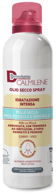 DERMOVITAMINA CALMILENE OLIO SECCO SPRAY IDRATAZIONE INTENSA PER PELLE SECCA, MOLTO SECCA E SENSIBILE 200 ML - farmaciabianca.it