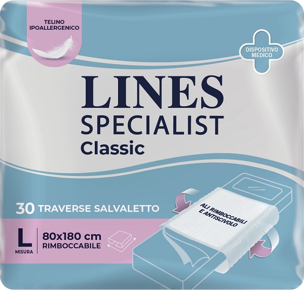 TRAVERSA LINES SPECIALIST CLASSIC 80X180 CM 30 PEZZI - farmaciabianca.it