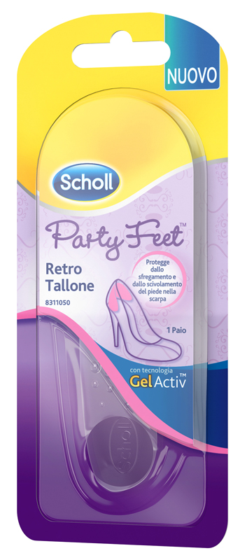 PLANTARE ORTOPEDICO PER RETRO TALLONE PARTY FEET SCHOLL GEL ACTIV 1 PAIO - farmaciabianca.it